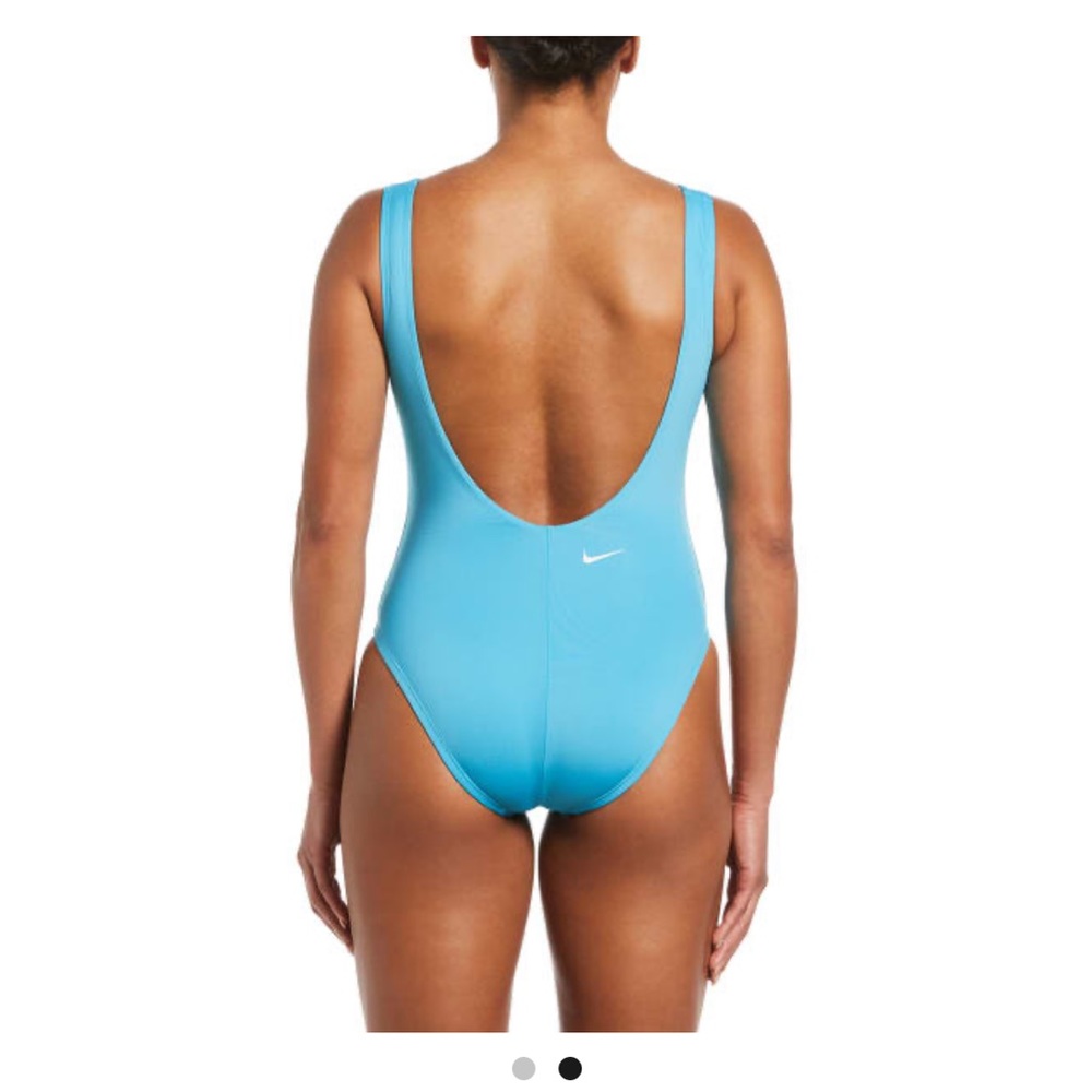 Nike blue swim one piece suit